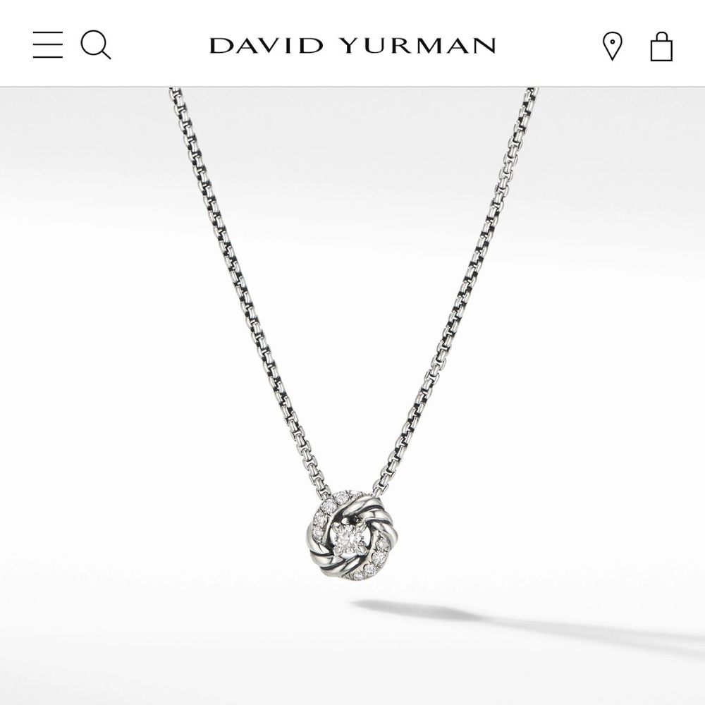 David Yurman Infinity Pendant Necklace